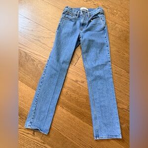 Abercrombie & Fitch 90’s Straight Mid Rise Denim Jeans